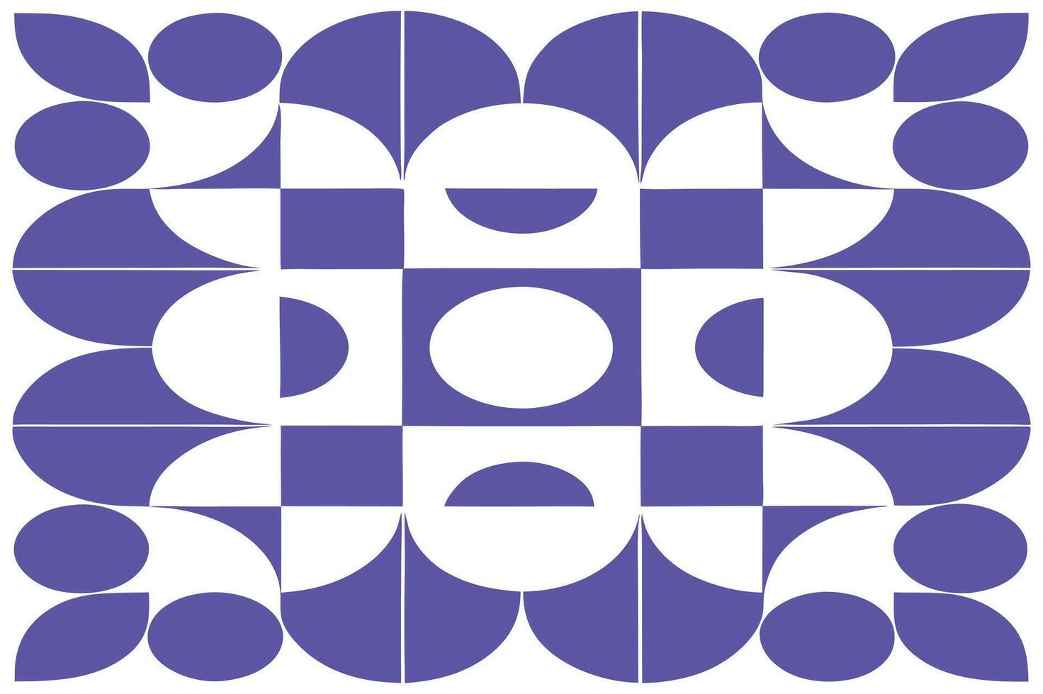 Black and White Geometric Pattern with Repeating Motif Design vector