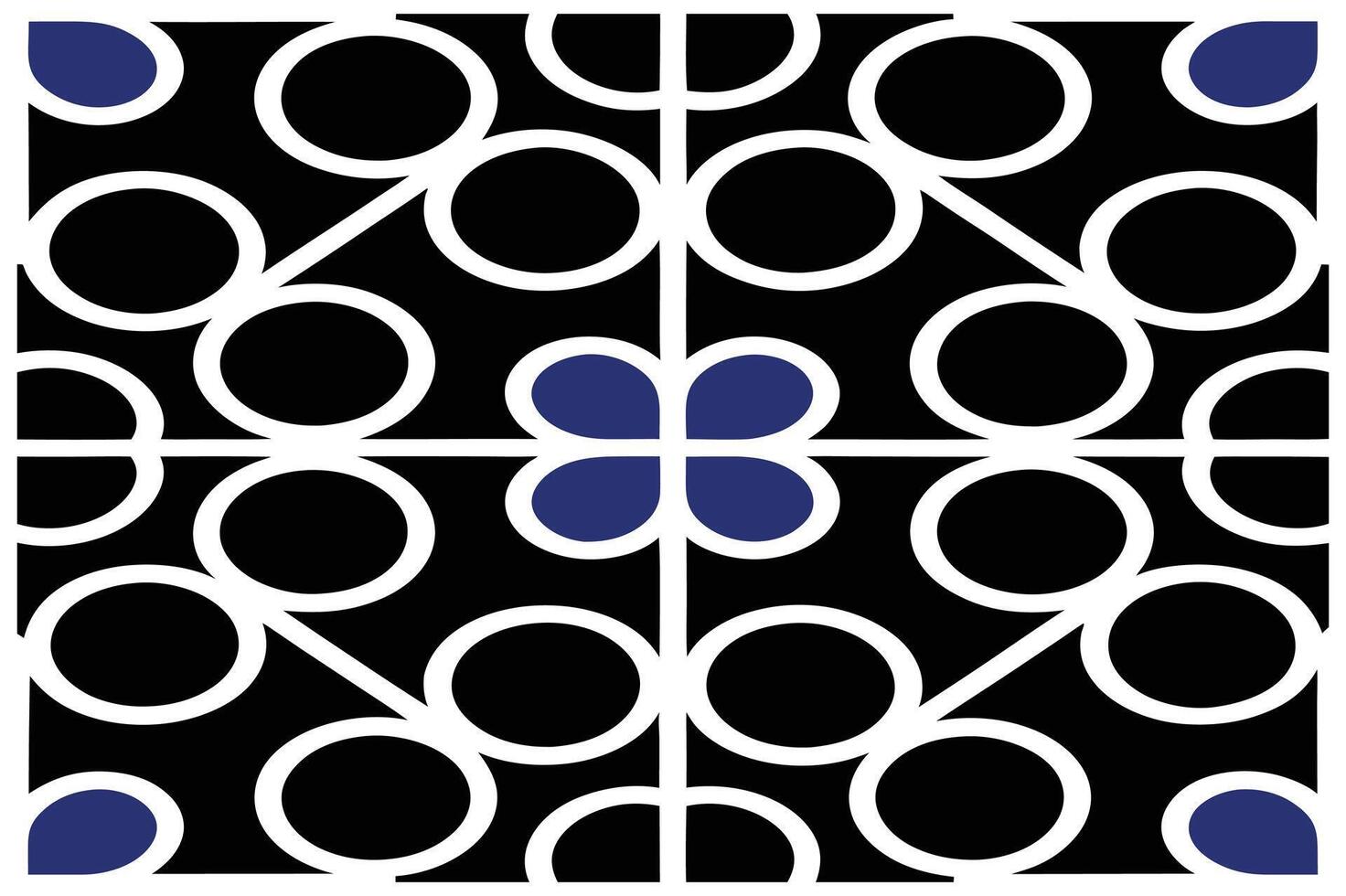 Trendy Minimalist Geometric Pattern with Blue Arc Shapes vector