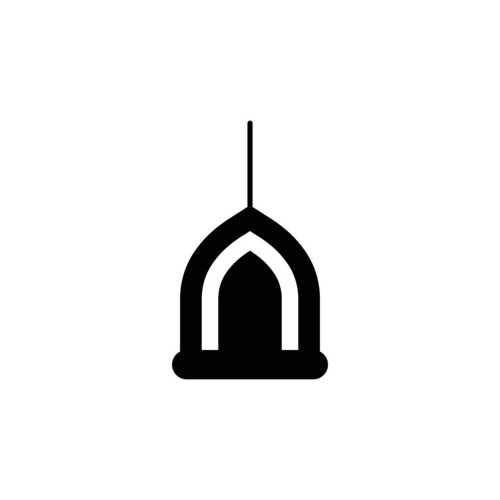 Islamic Eid lanterns silhouette vector