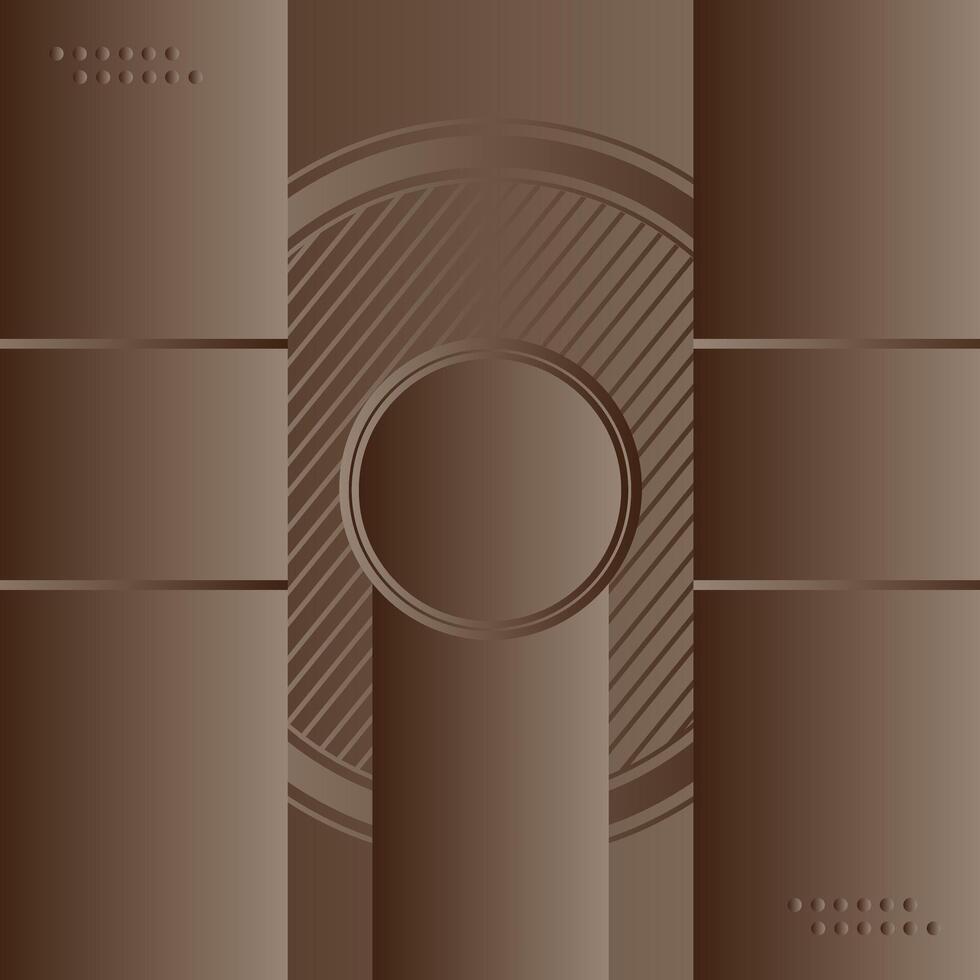 Abstract chocolatey background with color gradient dynamic minimalist design vector