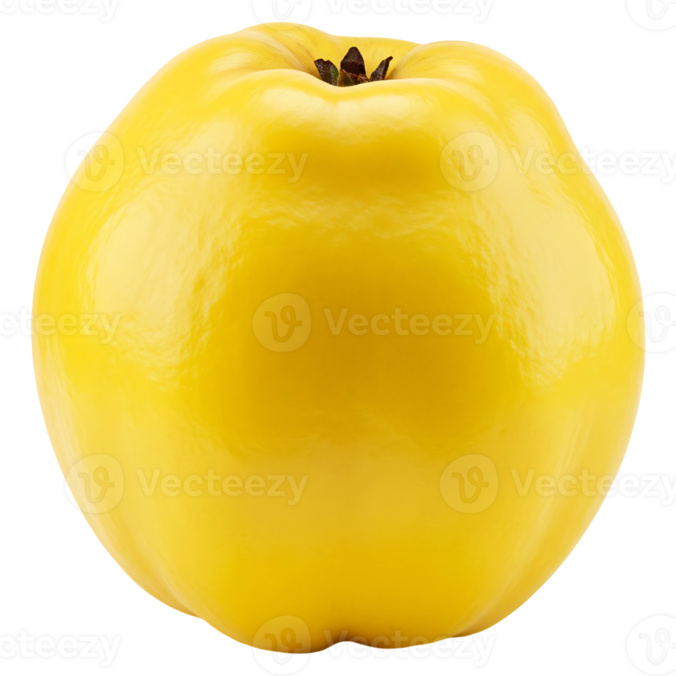 Whole Quince Fruit Yellow png