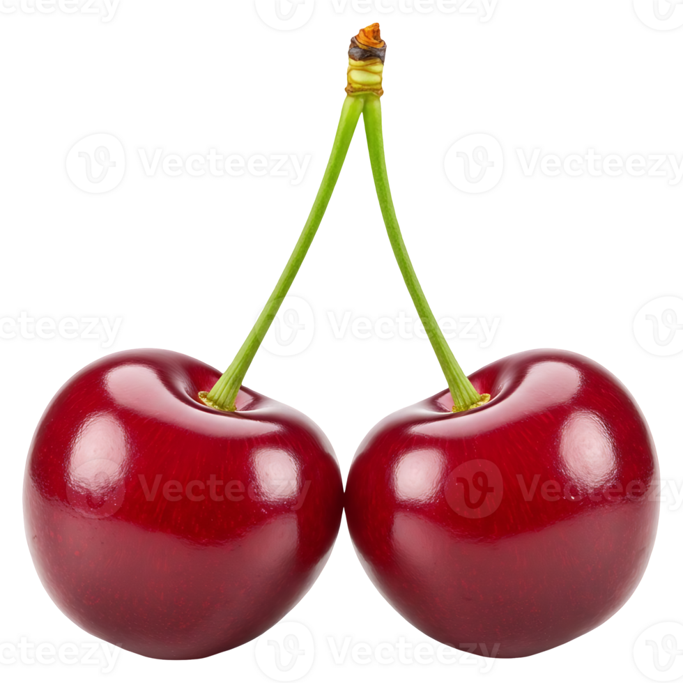 Ripe Cherries Small Cluster png