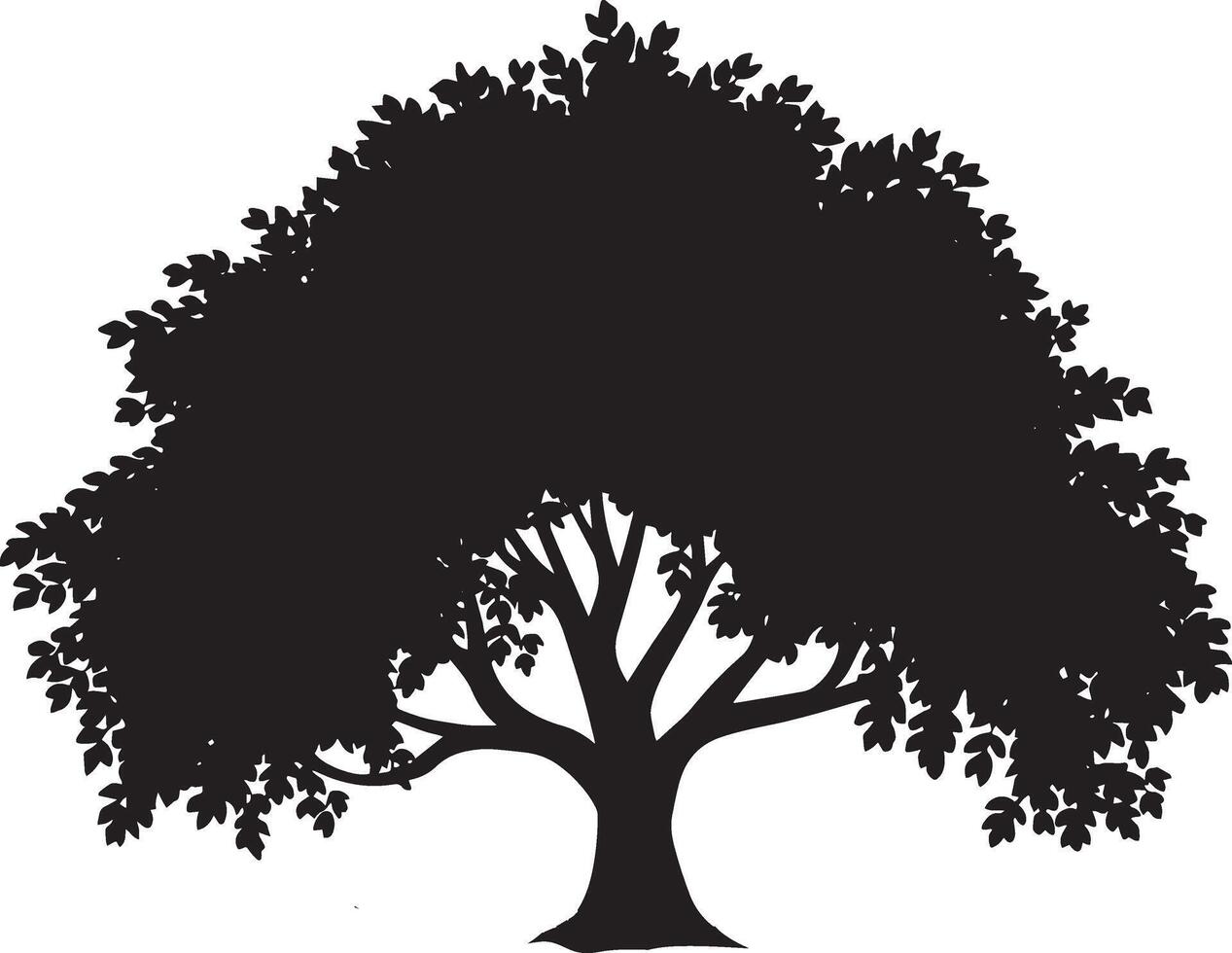 Coconut Plum Tree Silhouette Black Palm Tree Image vector