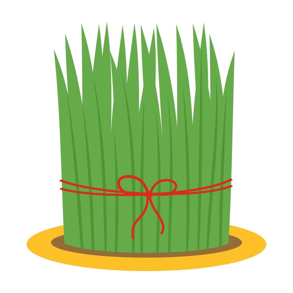 Nowruz Symbols and Celebration flat Illustrated vector