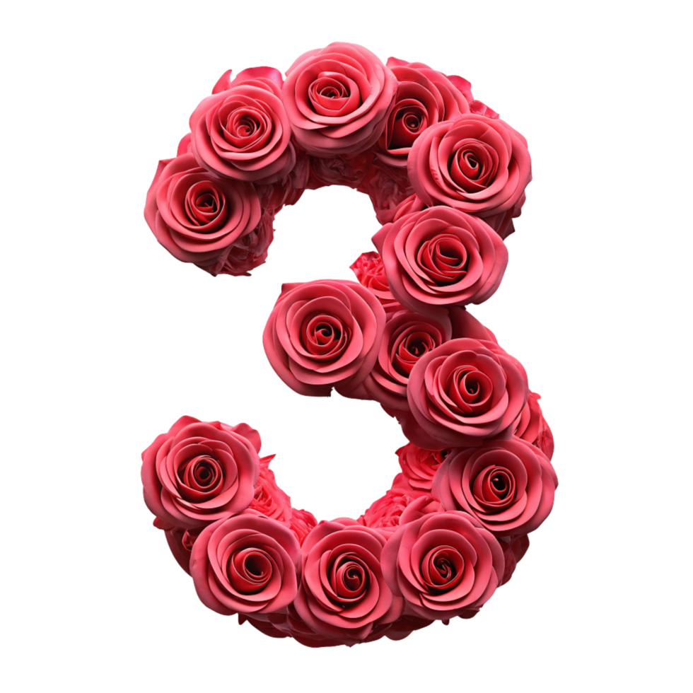 Rose number 3 wallpaper png