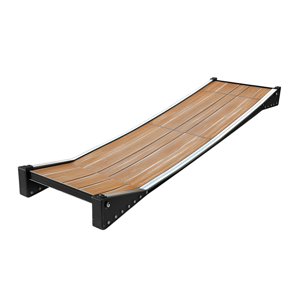 a wooden ramp on a transparent background png