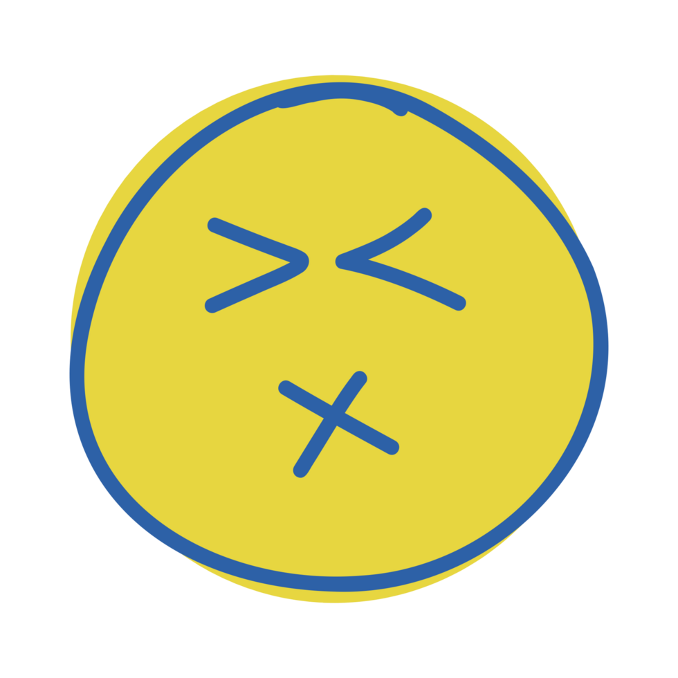 Persevering Simple emoji illustration png
