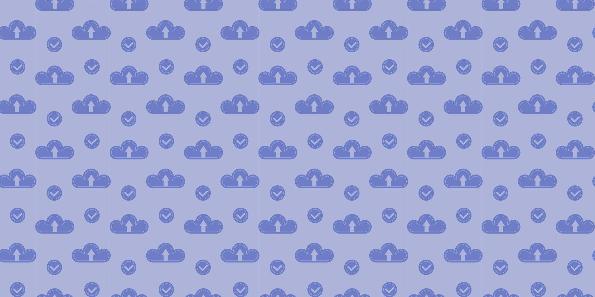 Patterns of locks and checks on a soft blue background create a calming visual effect vector