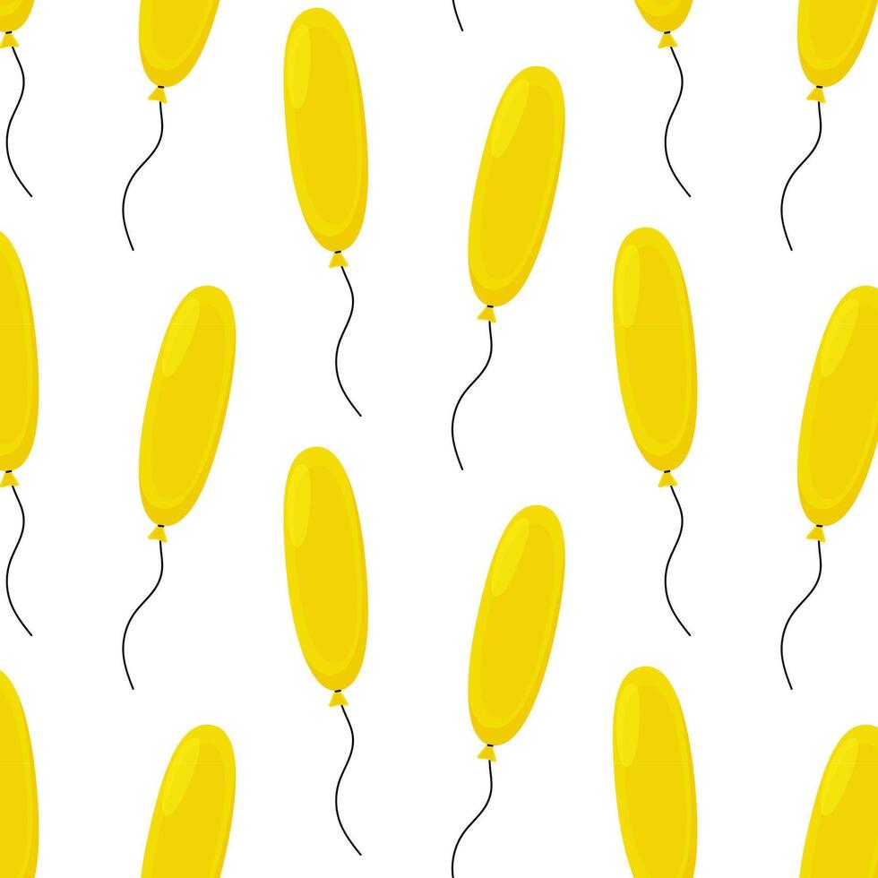 Bright yellow balloons create a fun atmosphere for celebrations and events vector