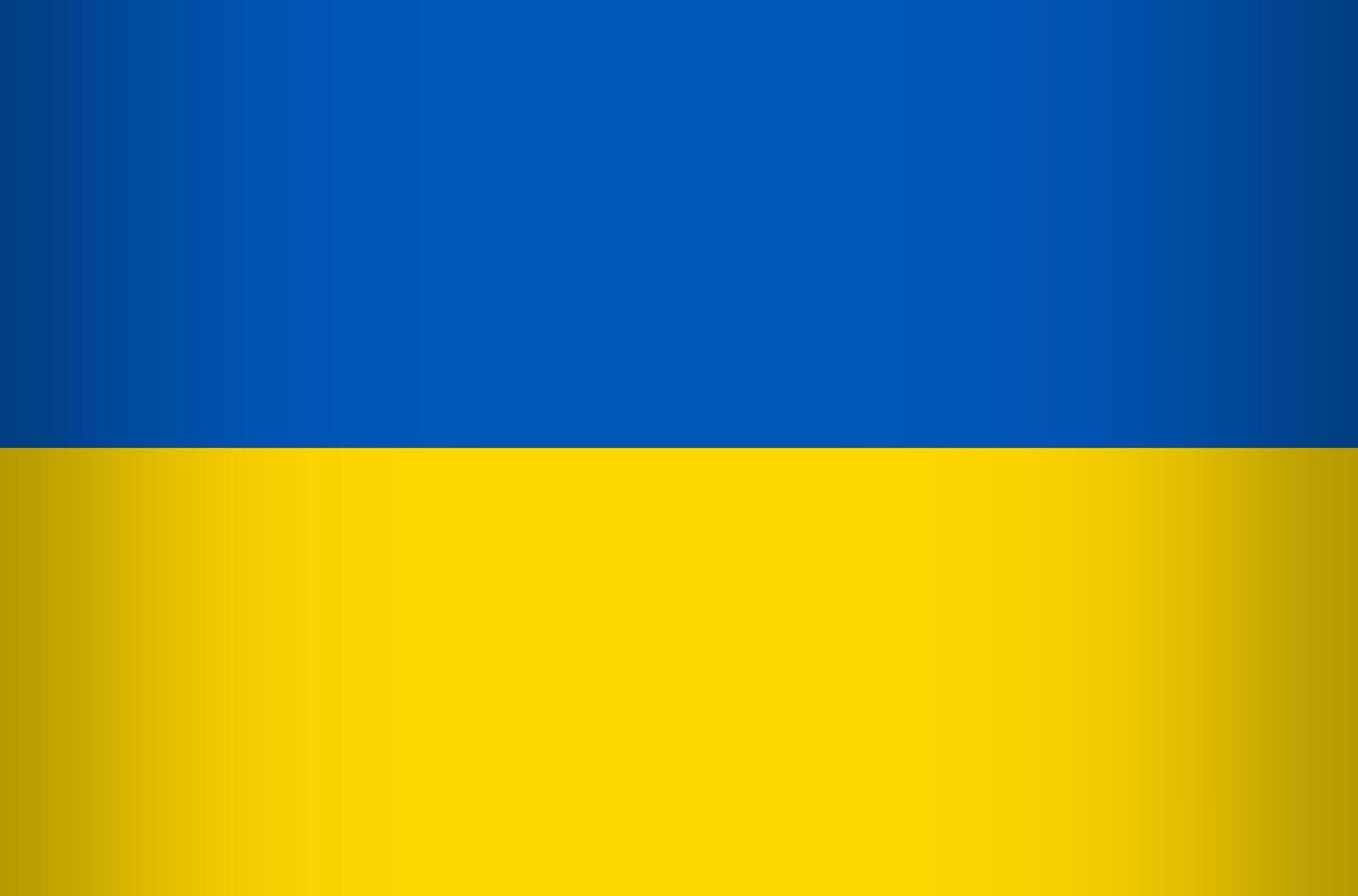 National Flag of Ukraine vector