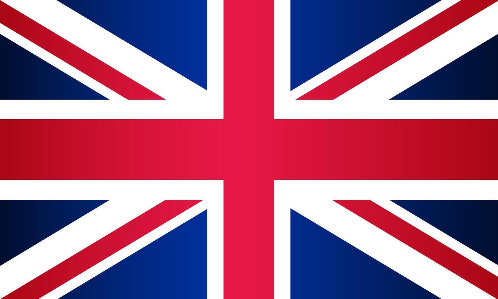 Union Jack. Flag of Great Britain. National Flag of the United Kingdom of Great Britain and Northern Ireland vector