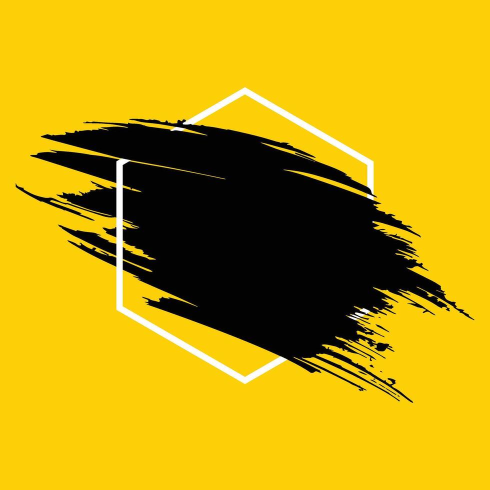 Grunge stroke of ink vector