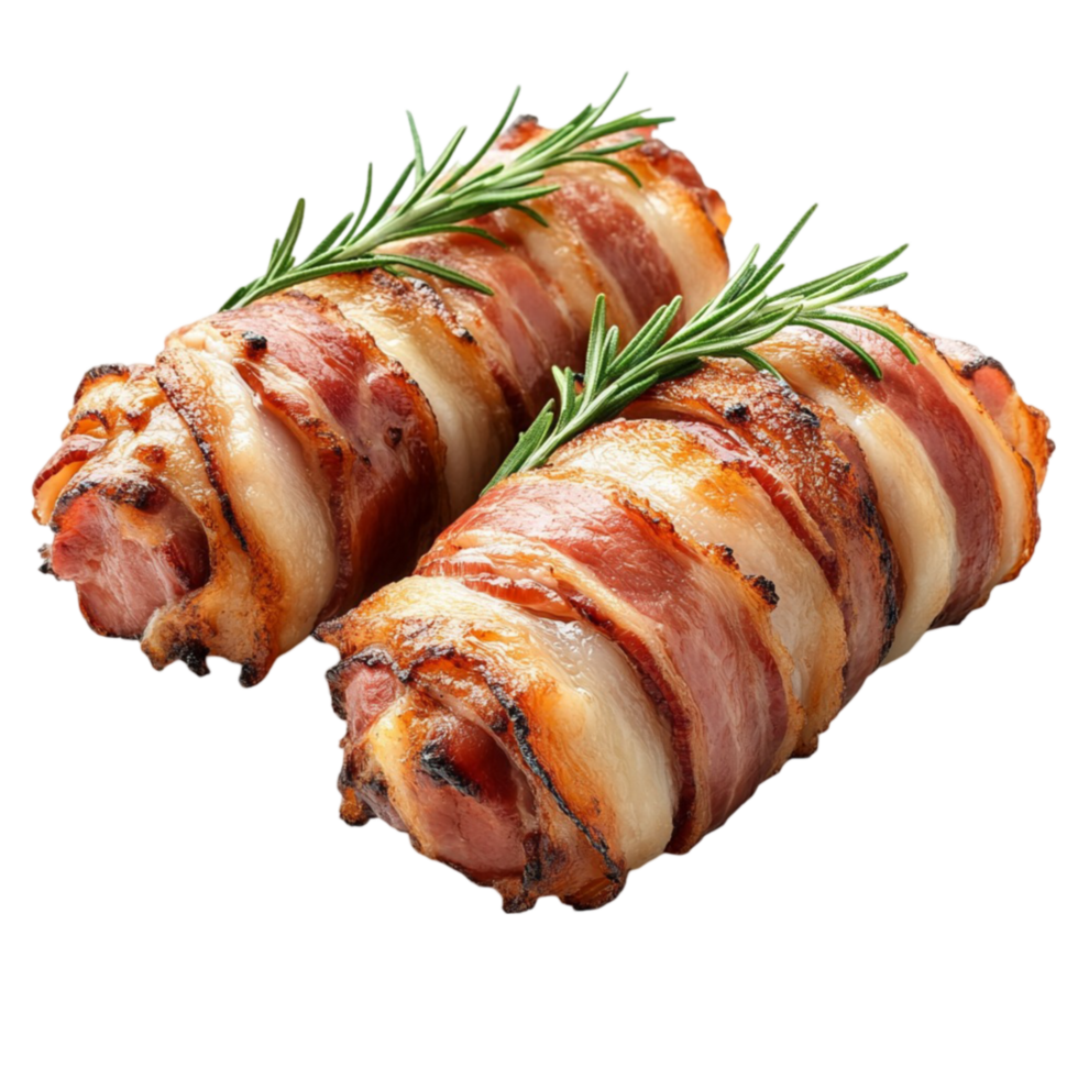 tasty bacon wrapped in bacon png