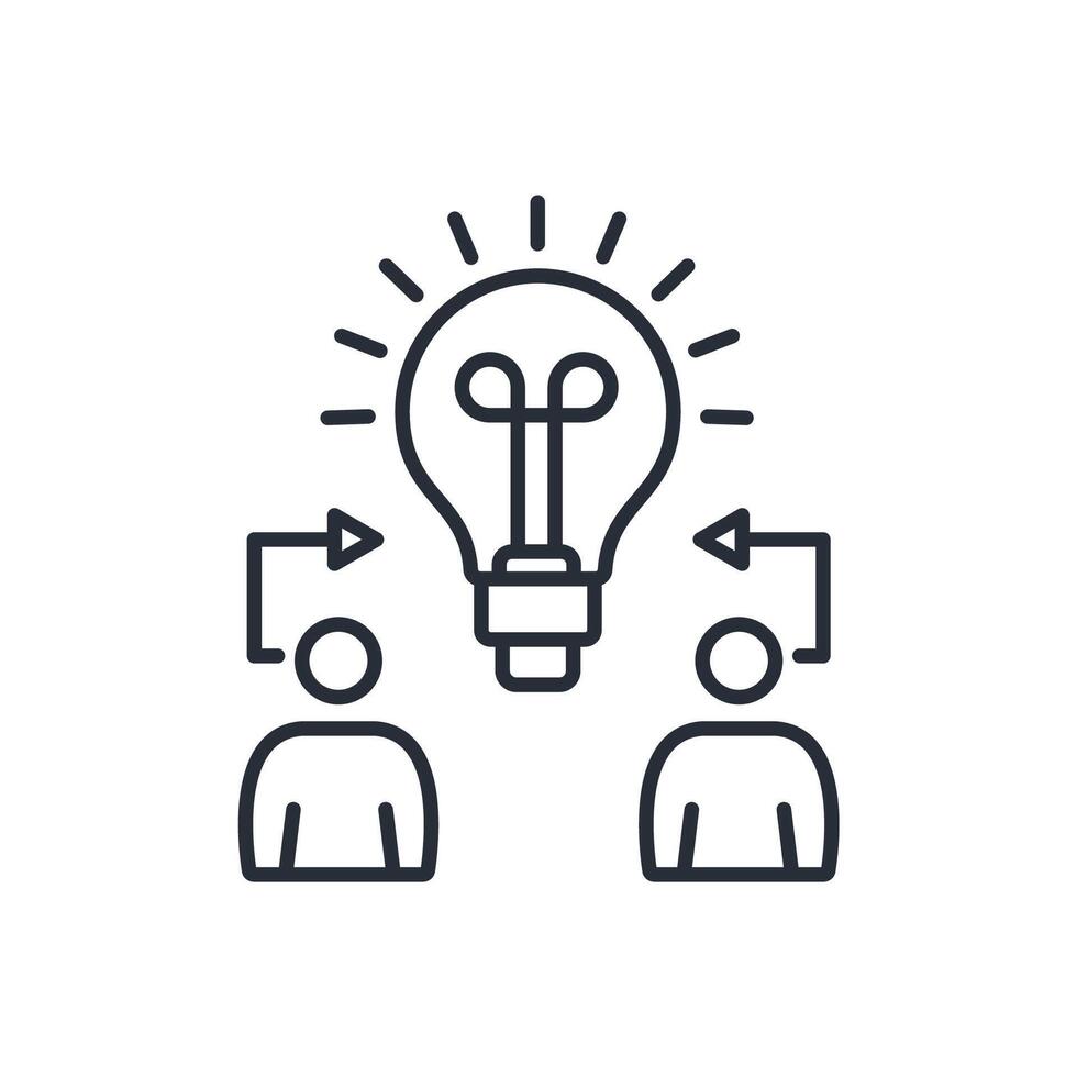 Mentor icons isolated on White Background. Flat style design vector