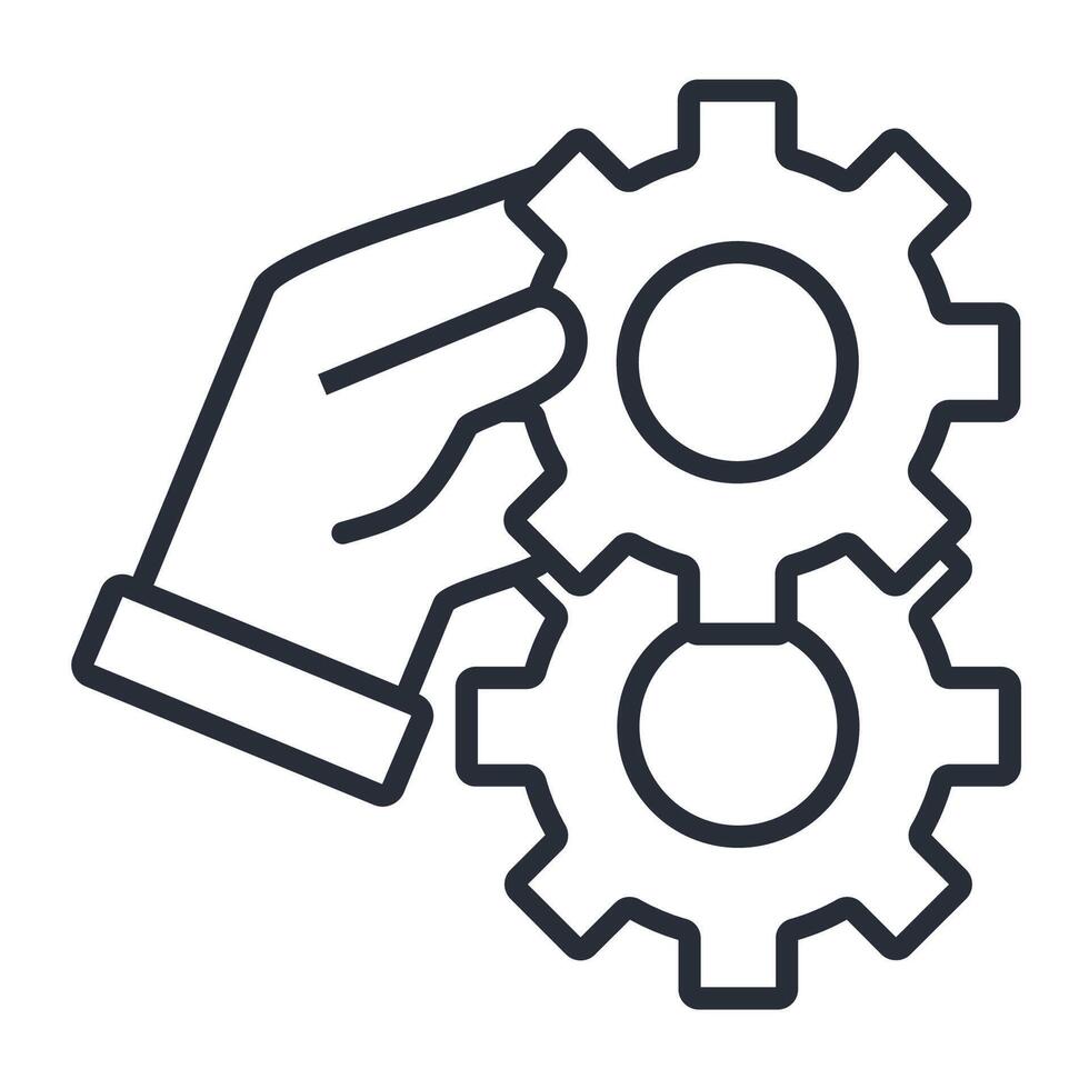 support icons isolated on White Background. Flat style design vector