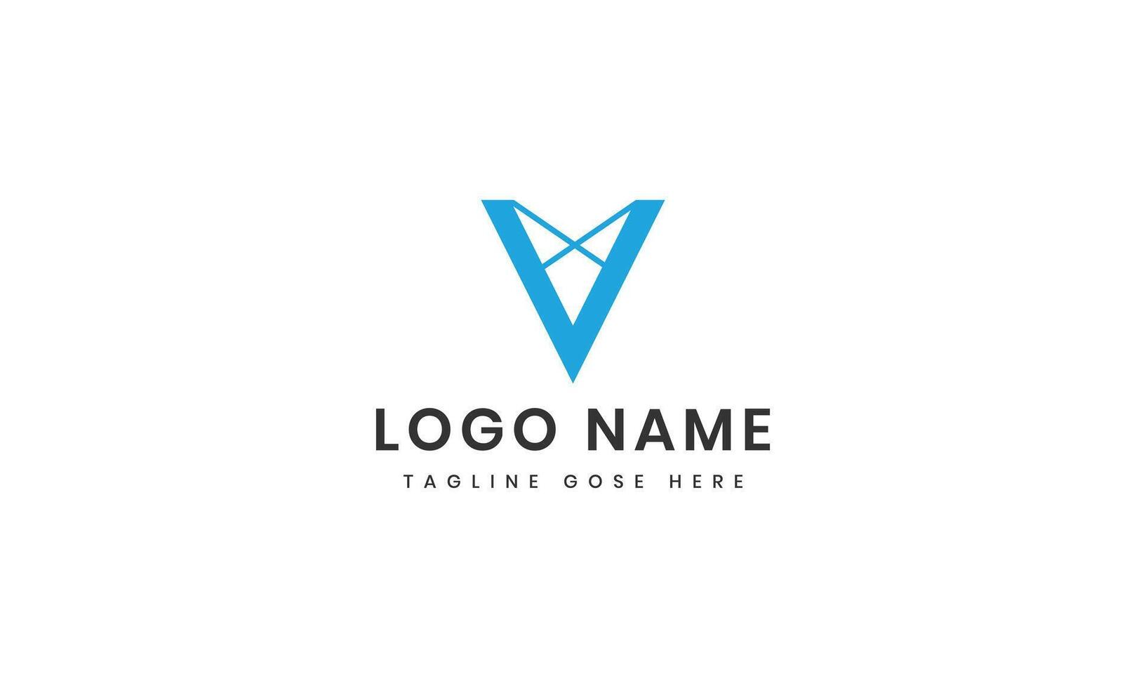 Logo v designs vector