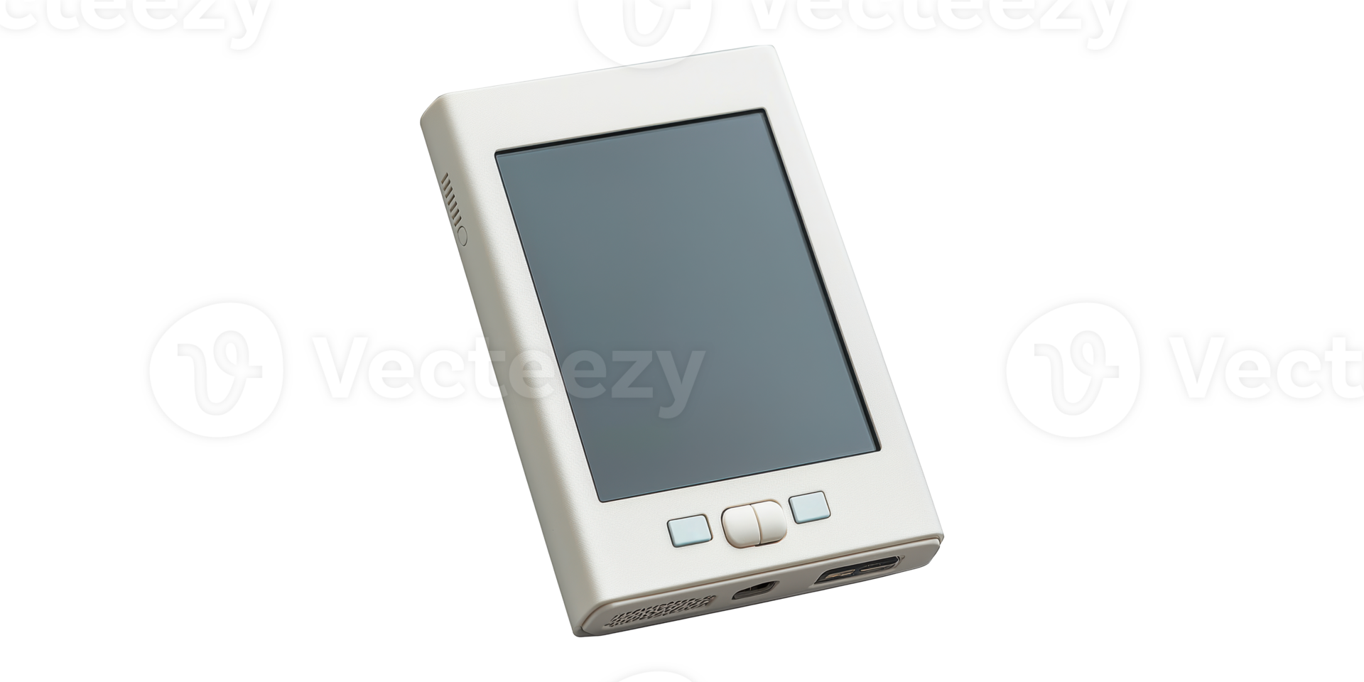 Vintage portable media player with screen isolated on transparent background png