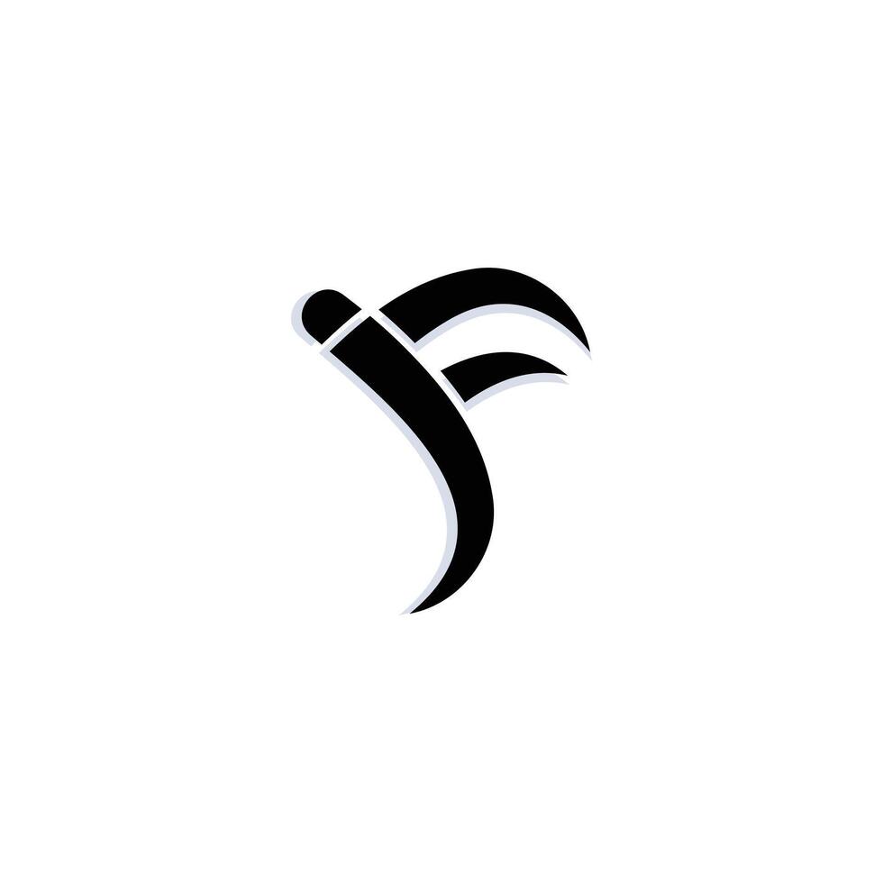 IF FI Eye Catching Logo for a Lasting Brand Impression vector