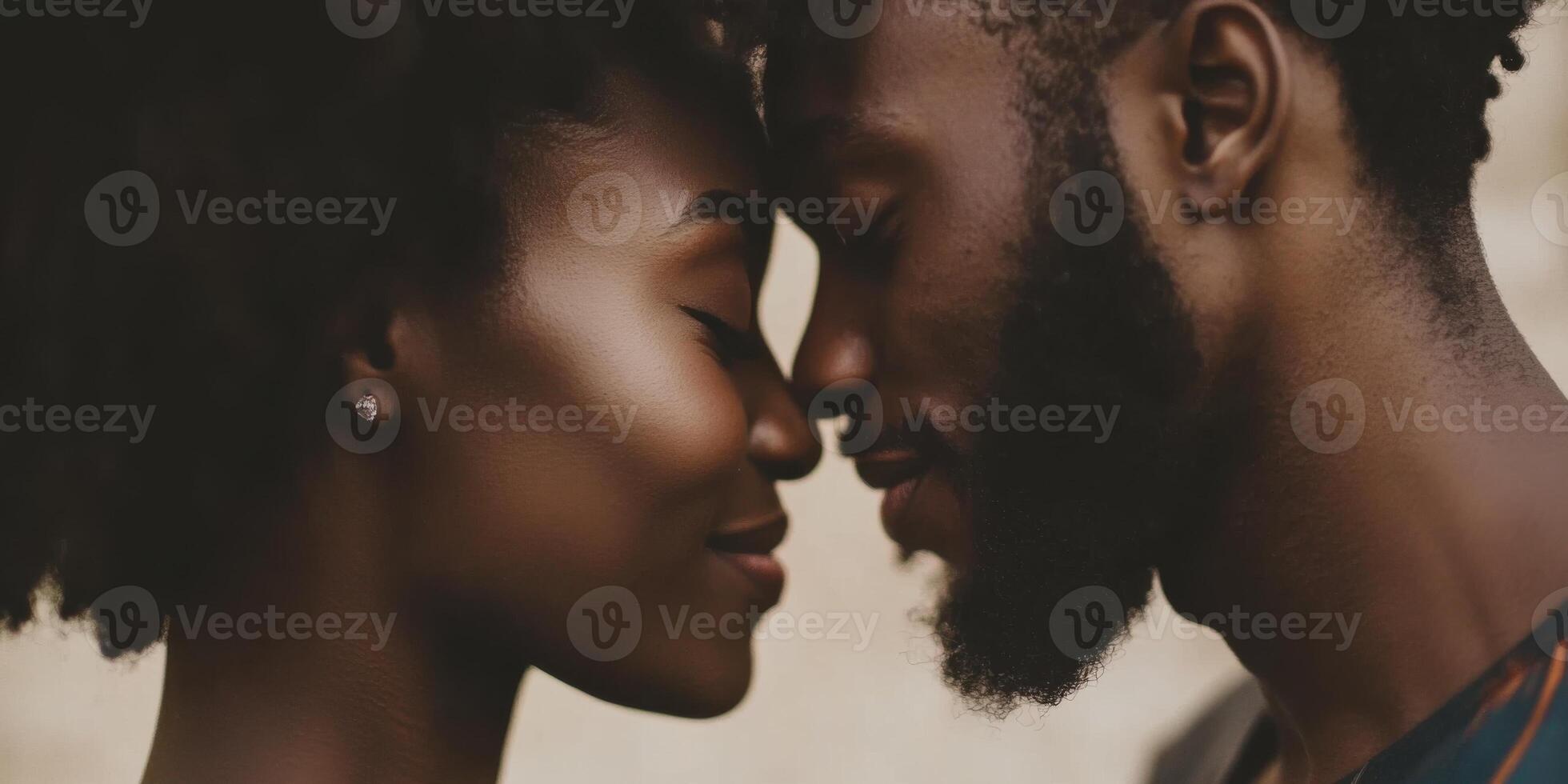 An Intimate Moment That Exists Between Two People Sharing Close Proximity Together photo