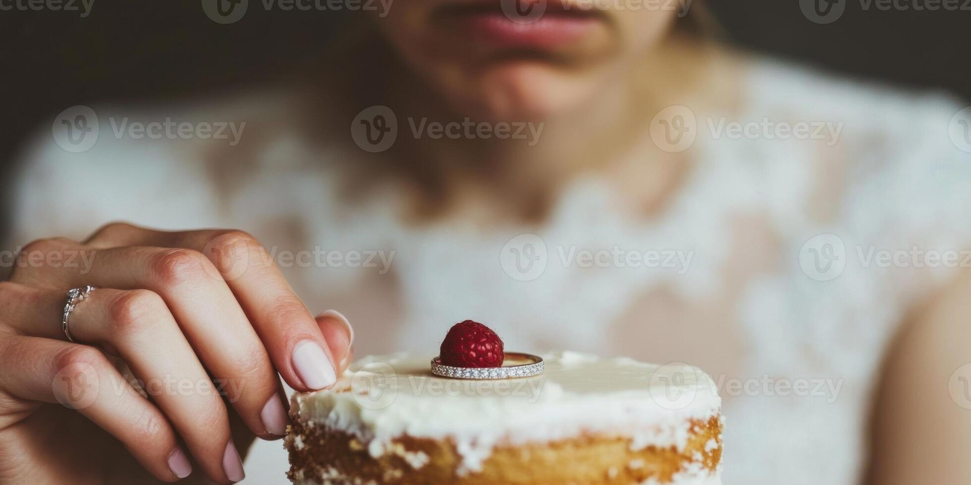 This Delicate Raspberry Cake, adorned with Elegant Attire, is perfect for any celebration photo
