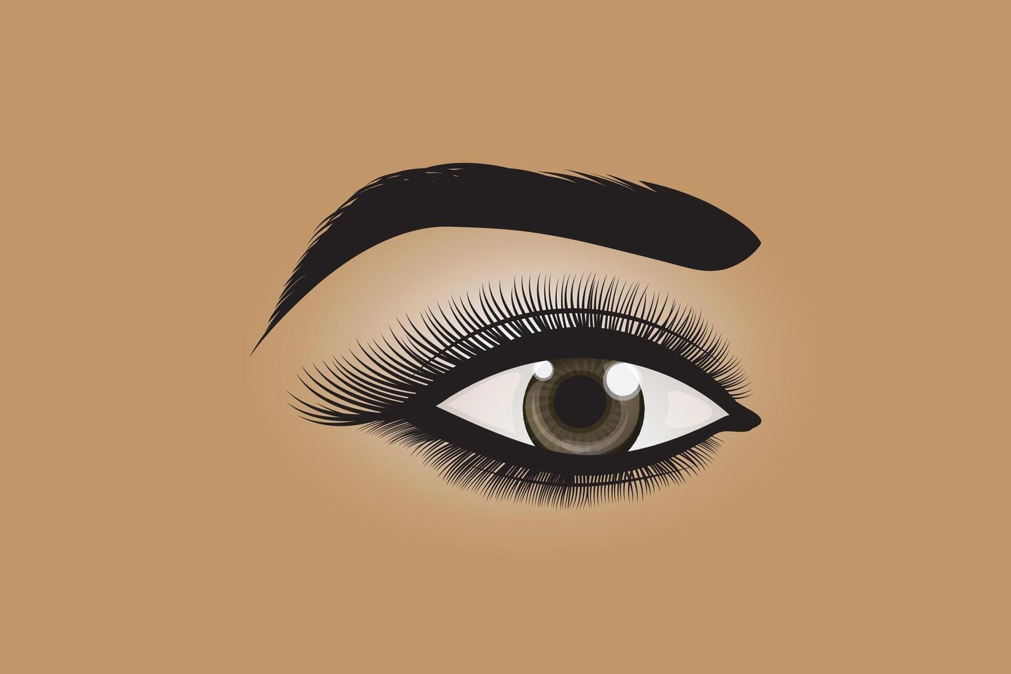 Vision logo design. Eye icon. Eye logo. vector