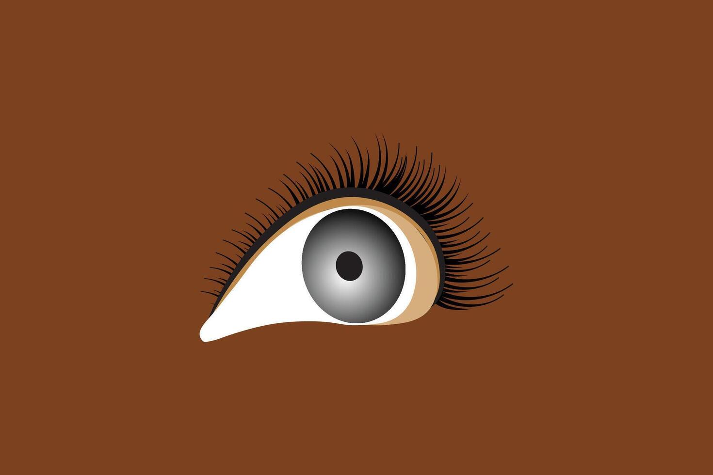 Vision logo design. Eye design. vector