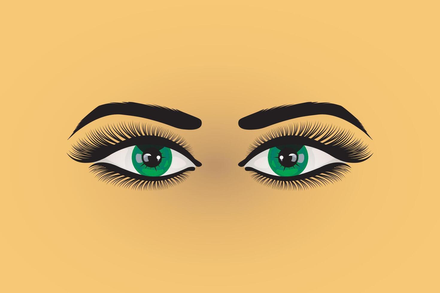Vision design. Eye design. Look design. vector