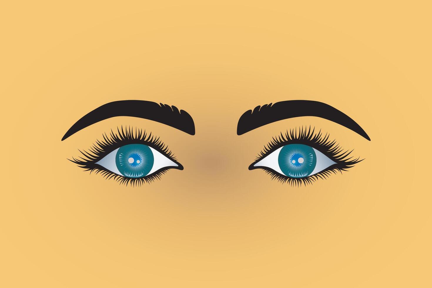 Eye design. Vision logo design. vision icon. vector