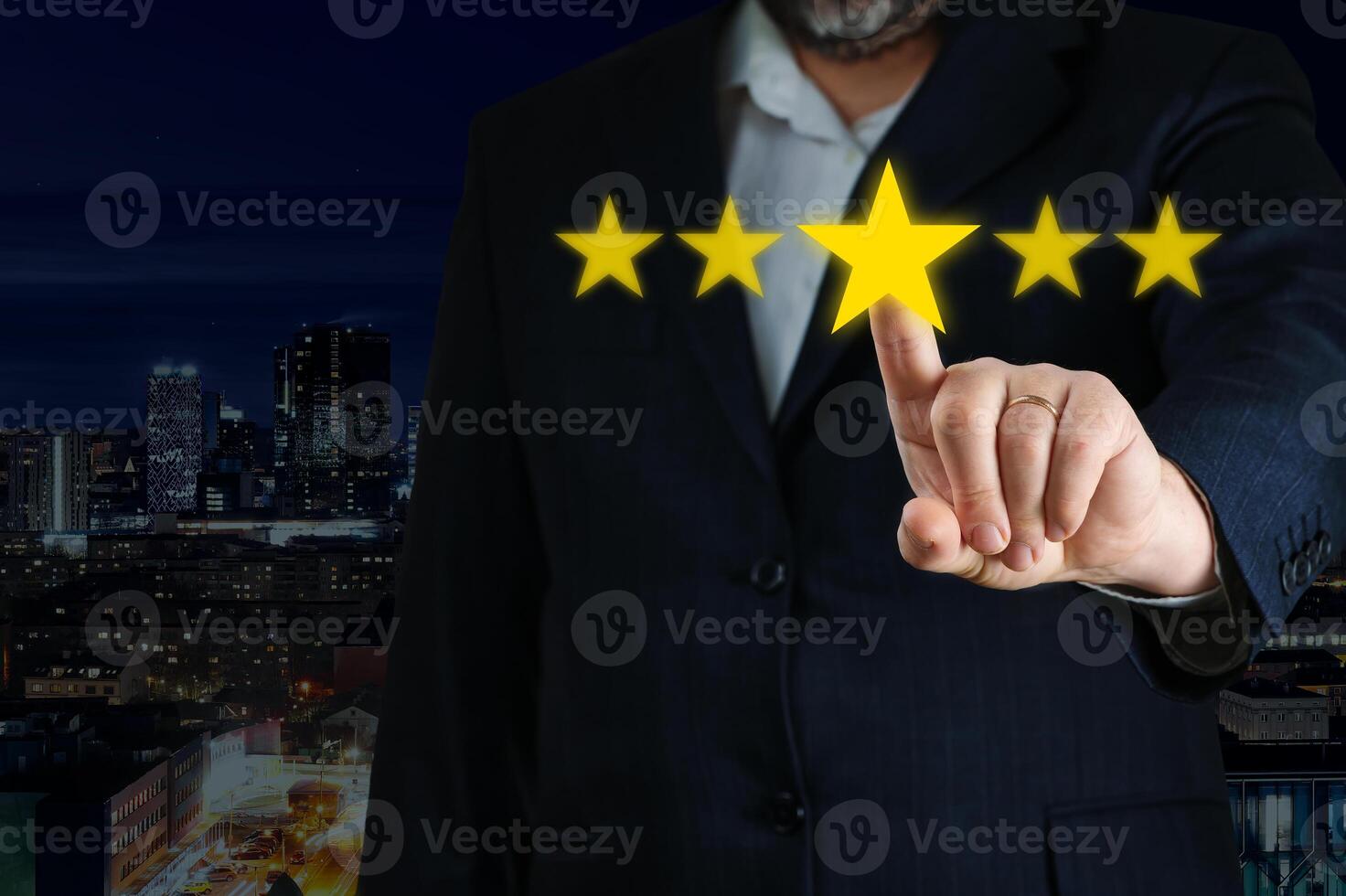 Testimonials rating and comments. Customer review. Positive customer feedback, testimonial concept. User comment and feedback for review. photo