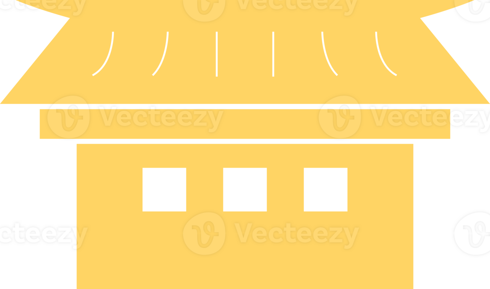 traditional and yellow house png