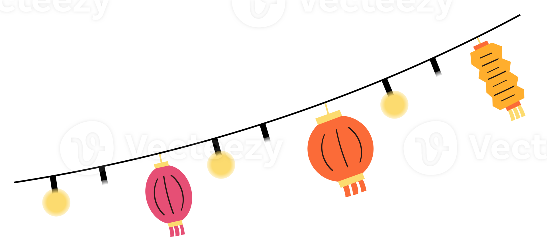 Lanterns and lights png