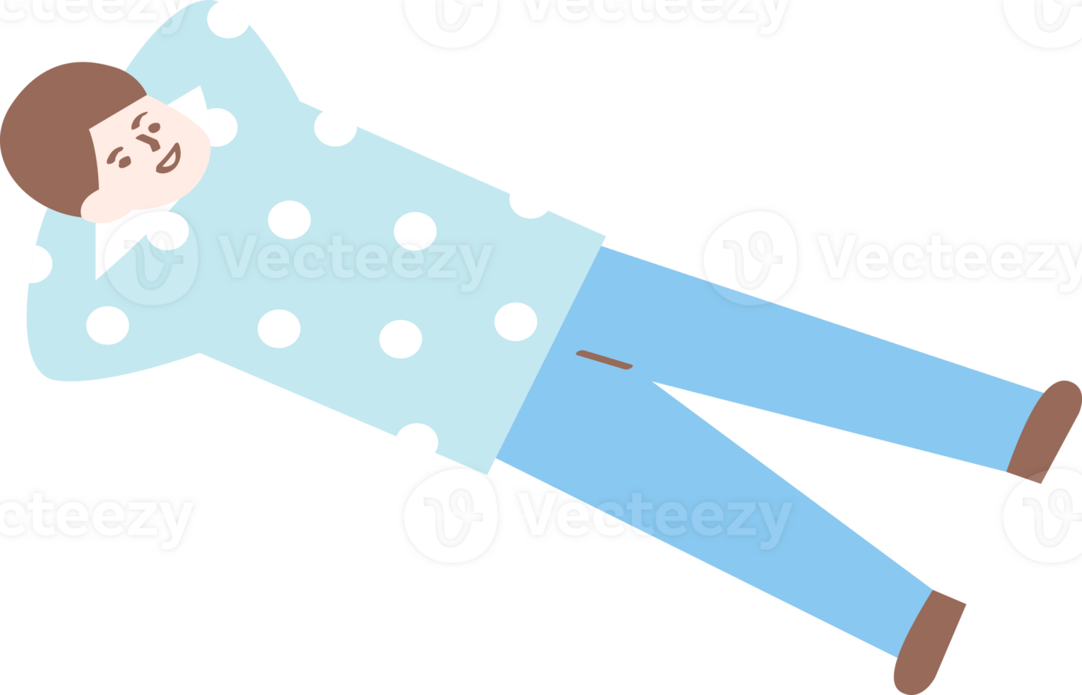 a man lay on the ground png