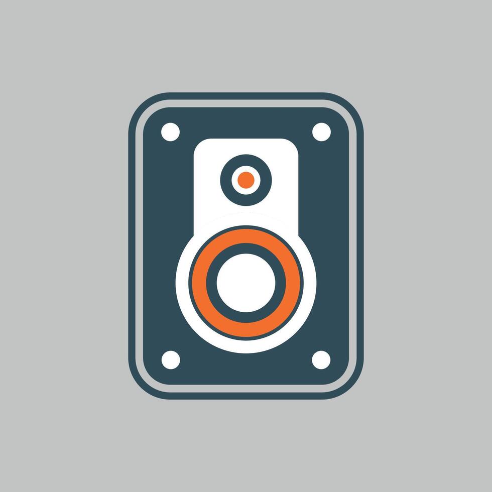 blue music dynamic icon sign on white background vector
