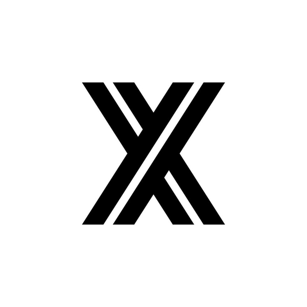 Minimalist X Letter Logo Design Template vector