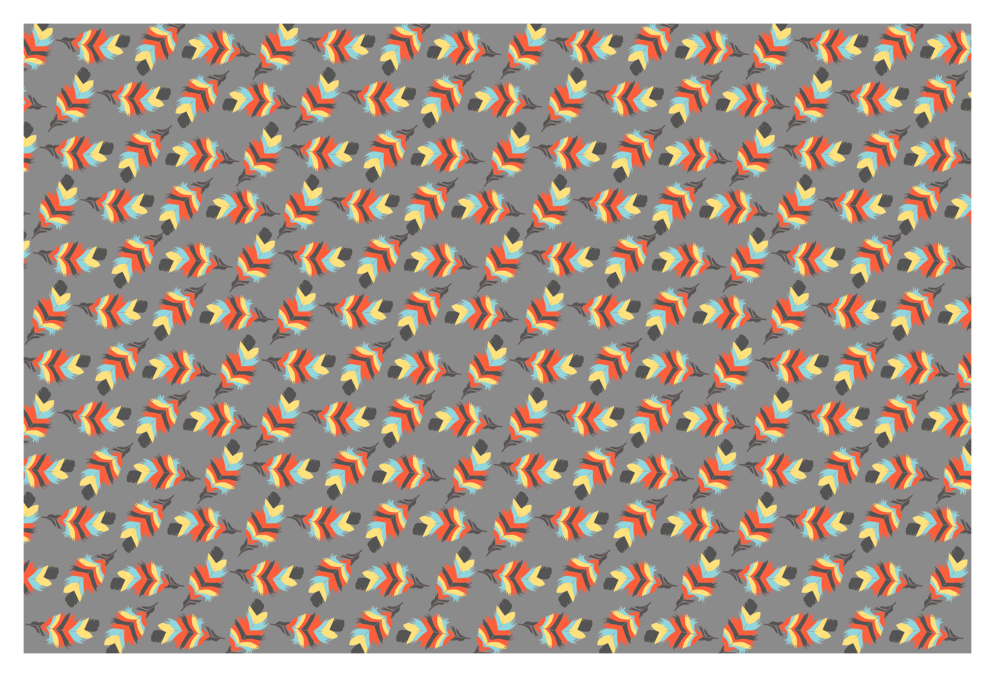 Soft and Artistic Feather Motif png