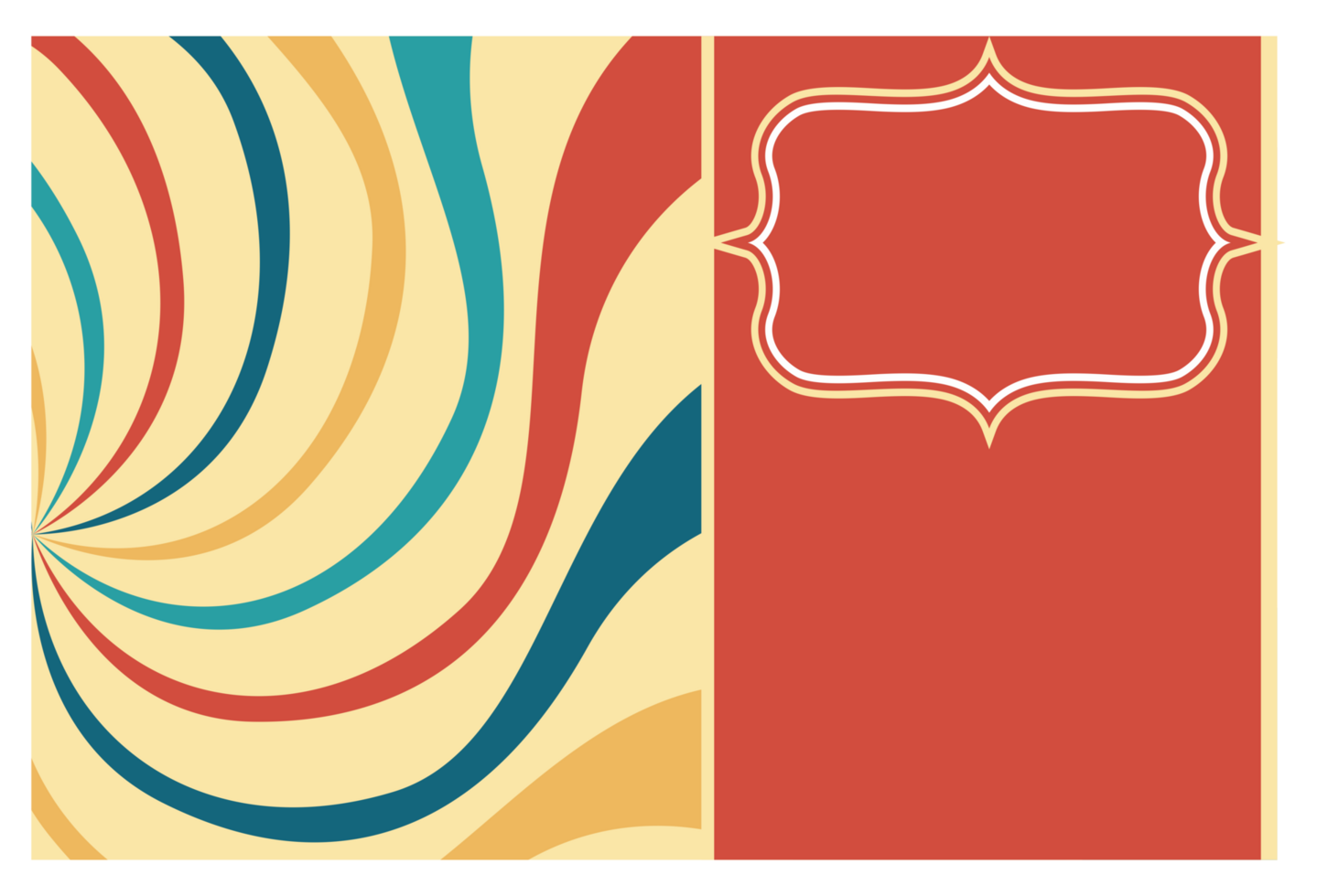 Elegant Vintage Cover Concept png