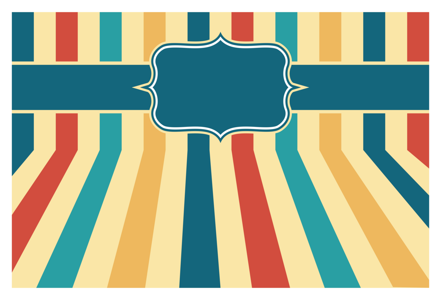 Nostalgic Retro Cover Design png