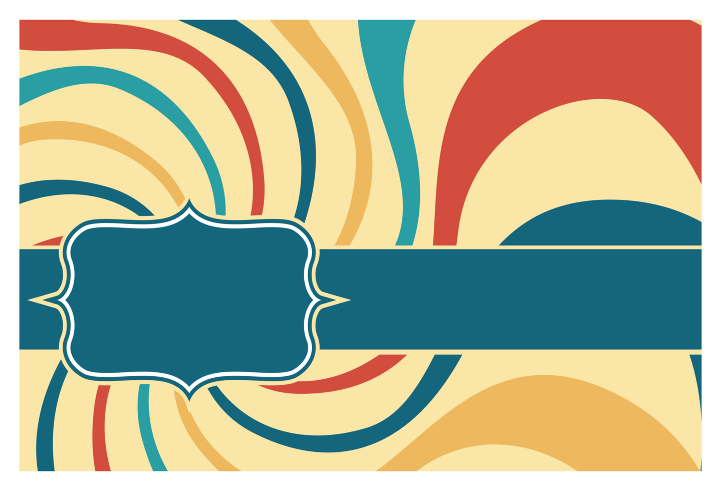 Old-School Retro Cover Layout png