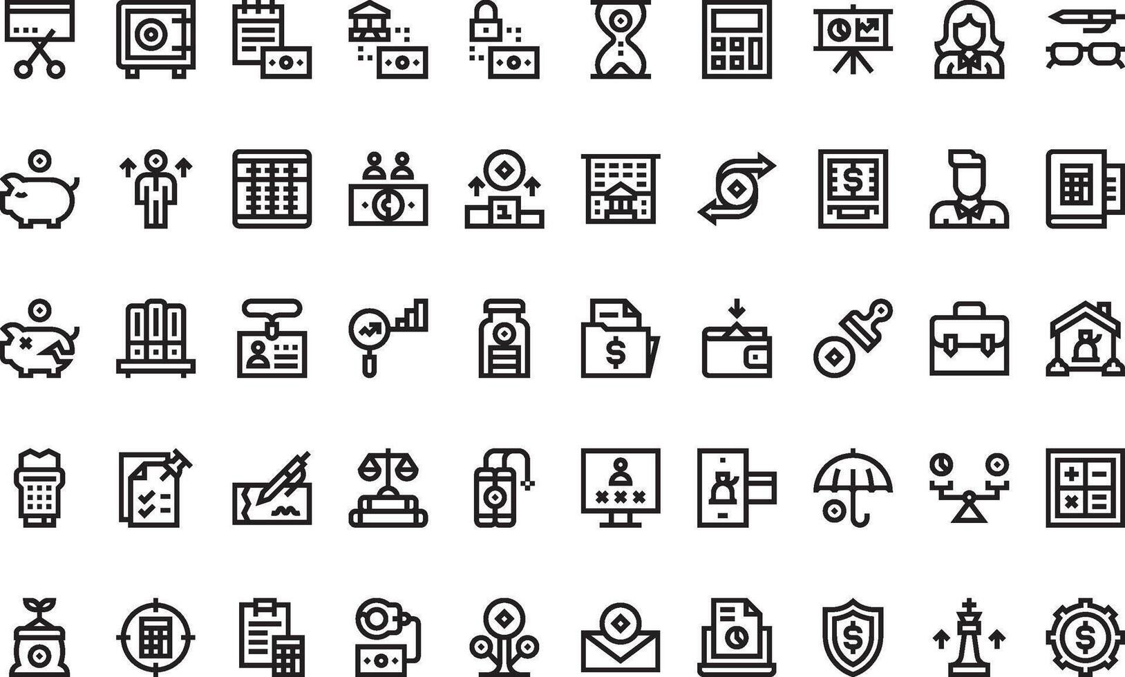 Accounting icons High-Quality Icons Collection with Editable Stroke. Ideal for Professional and Creative Projects vector