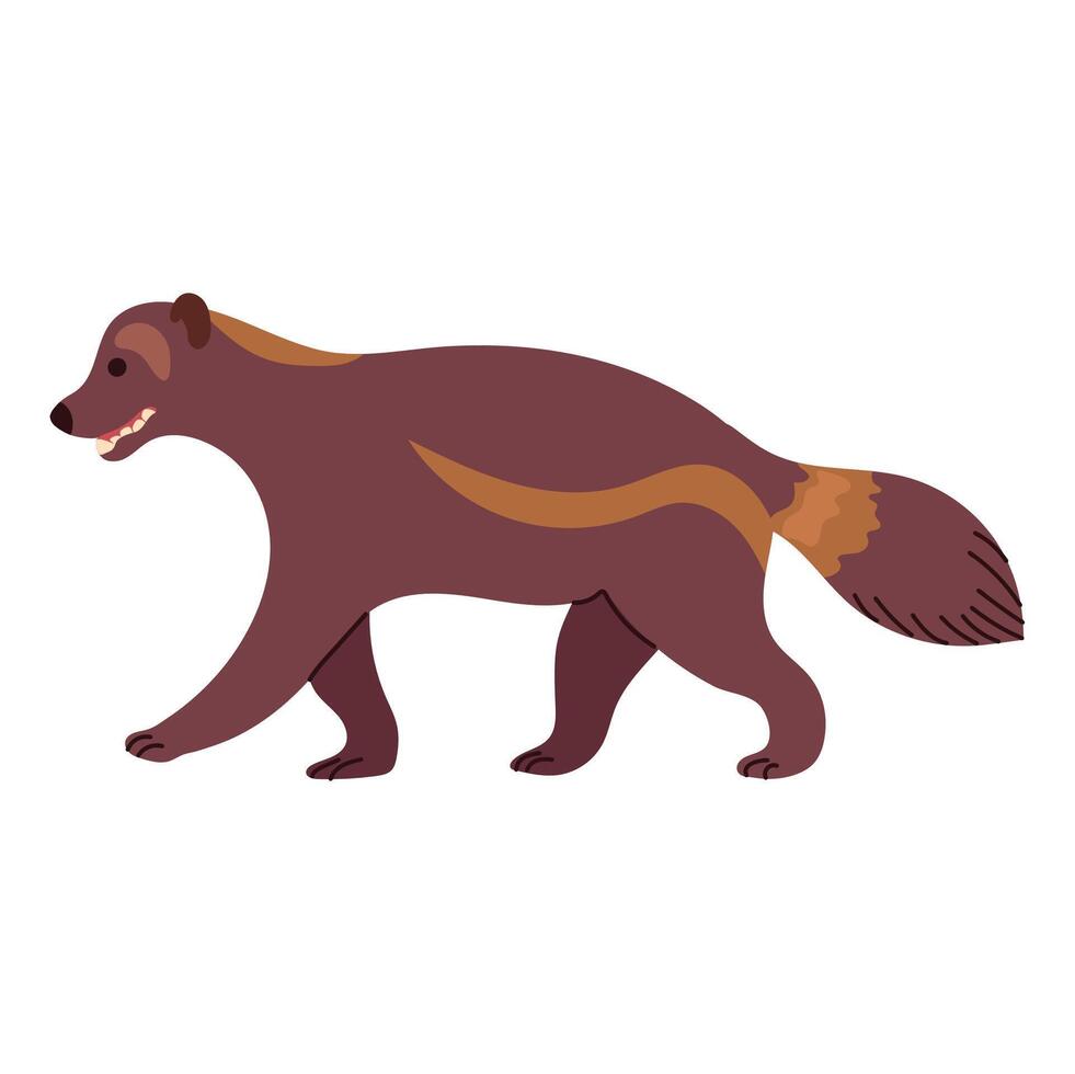 Wolverine icon clipart avatar logotype isolated illustration vector
