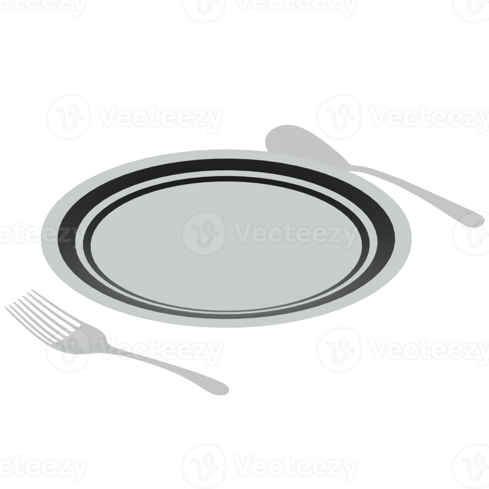 3d render white saucepan with transparent wallpaper png