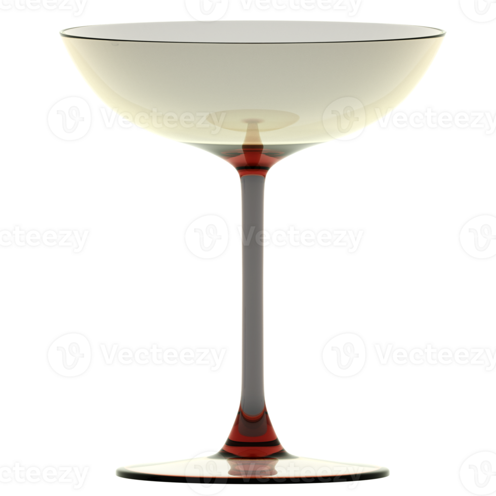 Render wine glass with transparent background png