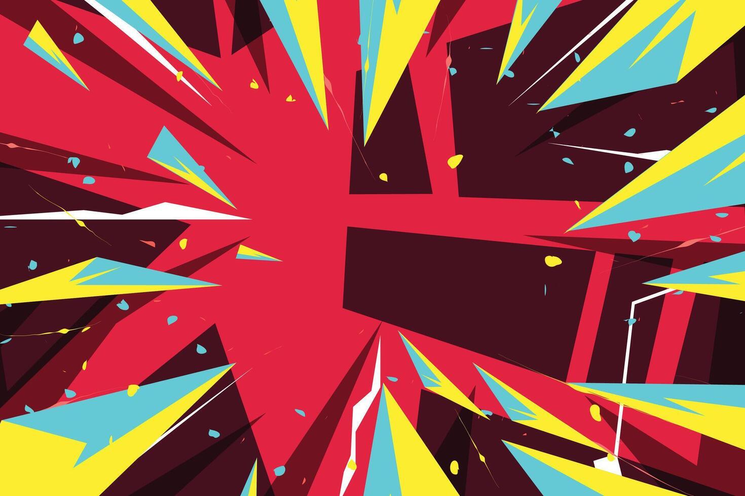 Abstract Comic Graffiti Digital Art Background vector