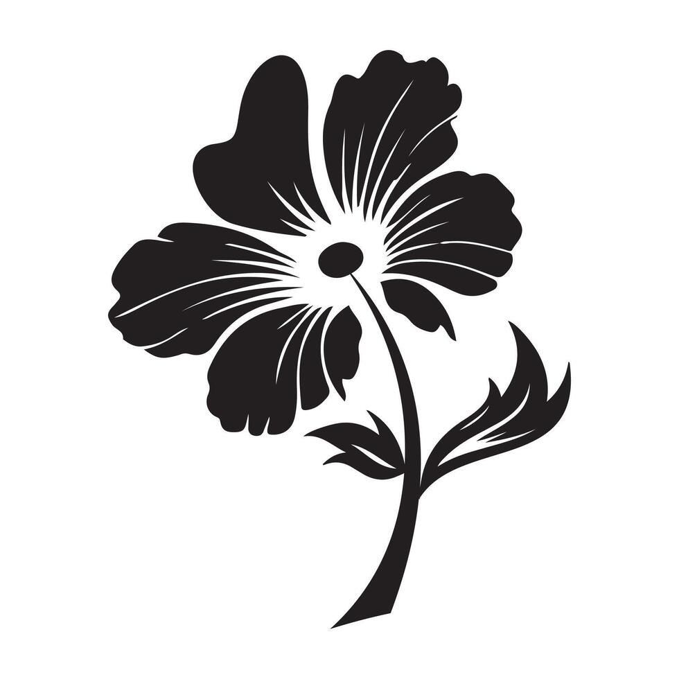tropical flower design vector
