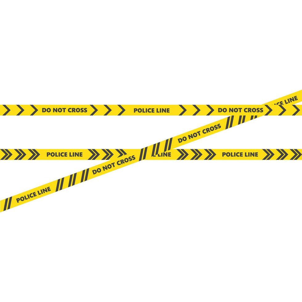 police line illustration design. vector