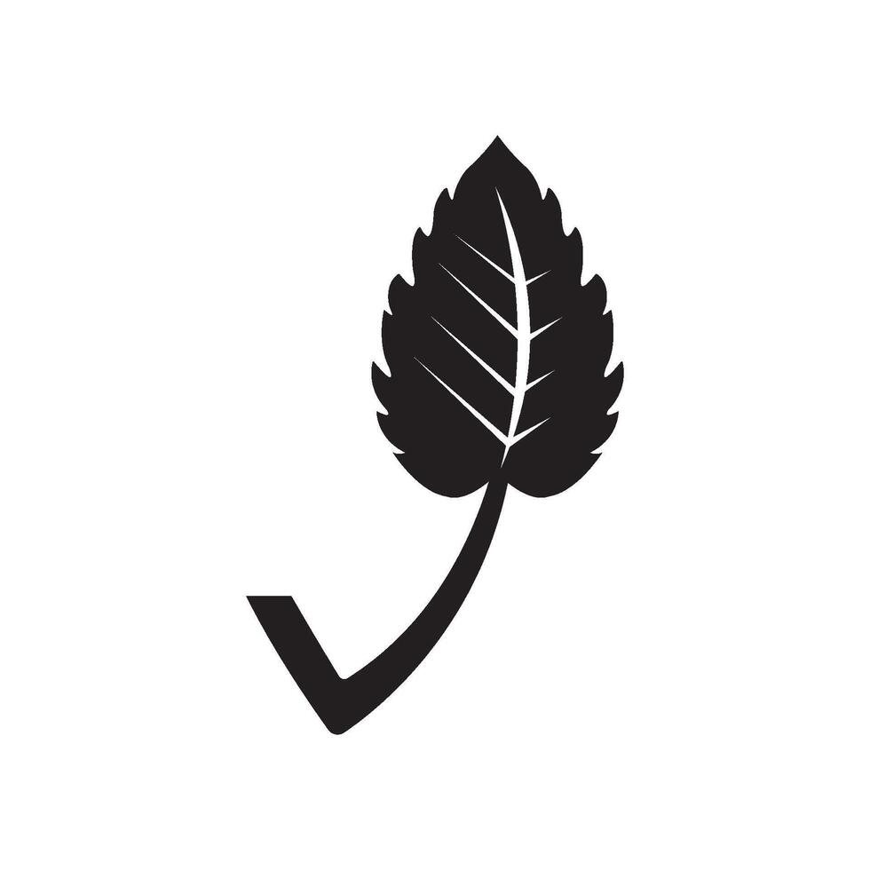 black organic checkmark sign icon element design web. vector