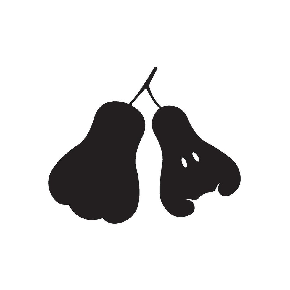 black water guava icon element design vector