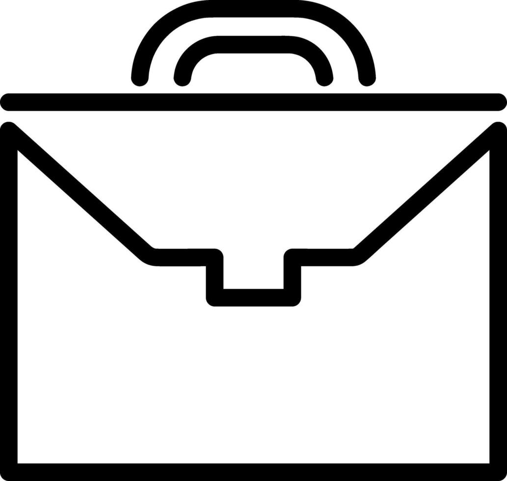 Briefcase icon Suitcase icon isolated Business bag clipart Baggage vector
