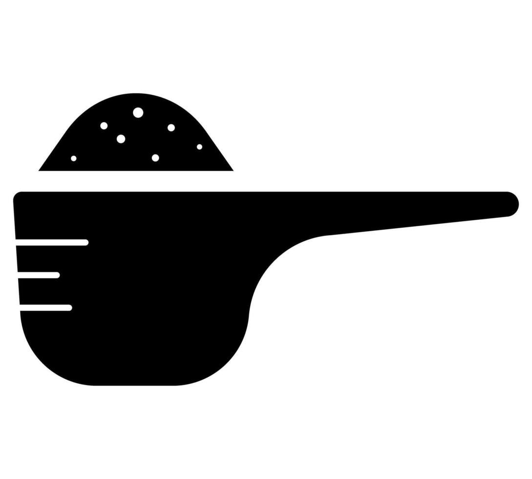 Scoop icon logo set . Scoop icon logo sign outline in black and white color vector