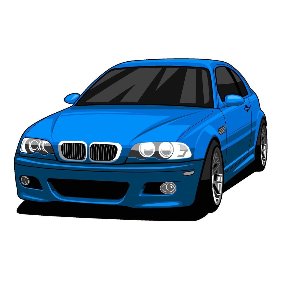 car automobile front view vehicle vector